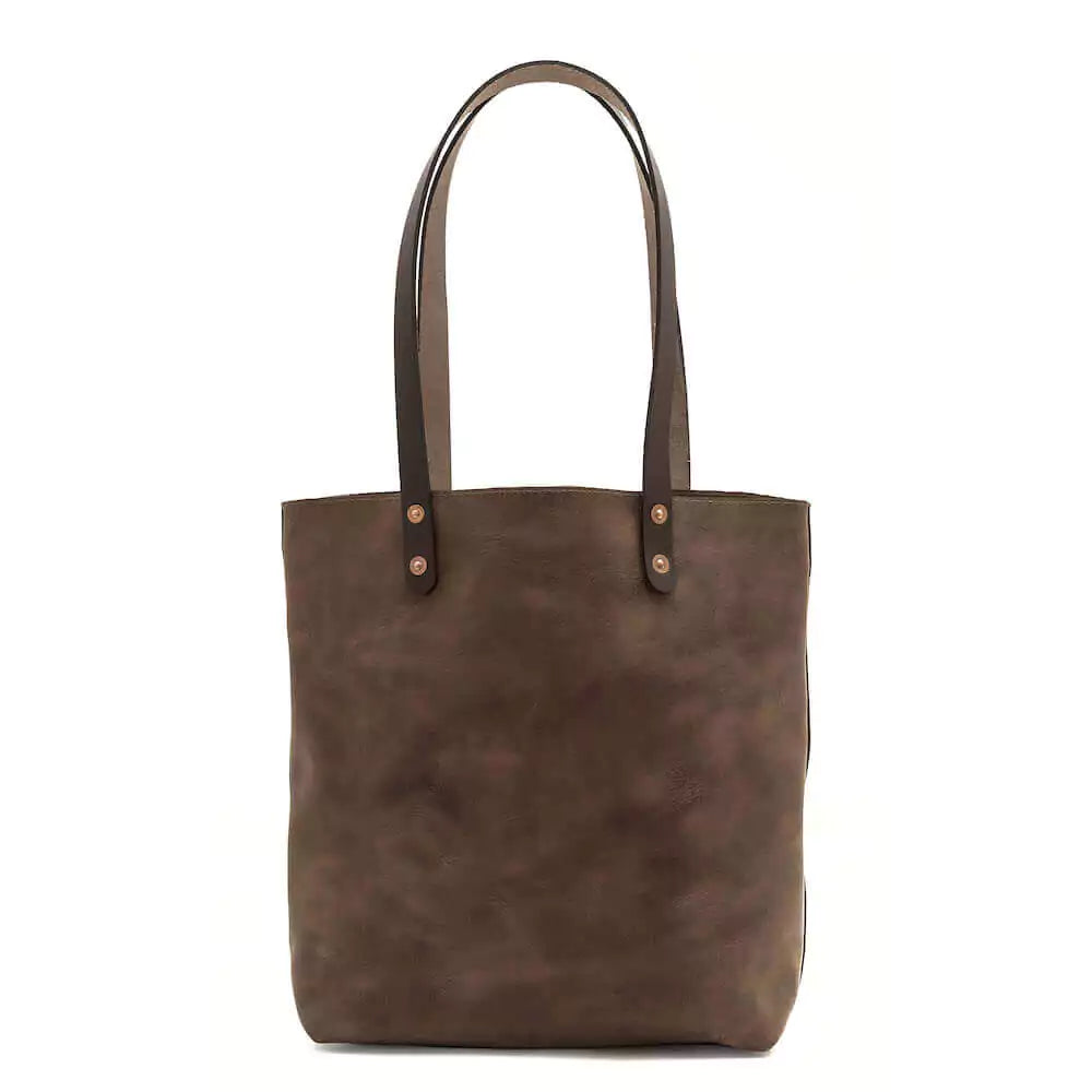 Eden SMALL Leather Tote Bag - Classic Mission Mercantile Leather Goods