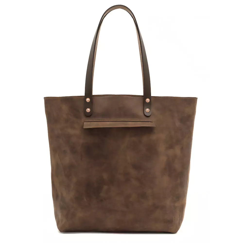 Eden OVERSIZED Leather Tote Bag - Classic Mission Mercantile Leather Goods