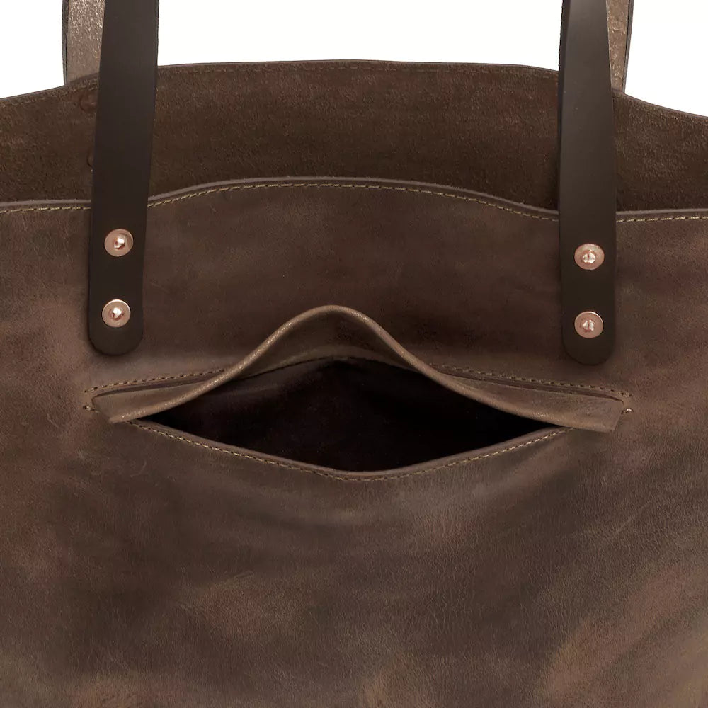 Eden OVERSIZED Leather Tote Bag - Classic Mission Mercantile Leather Goods