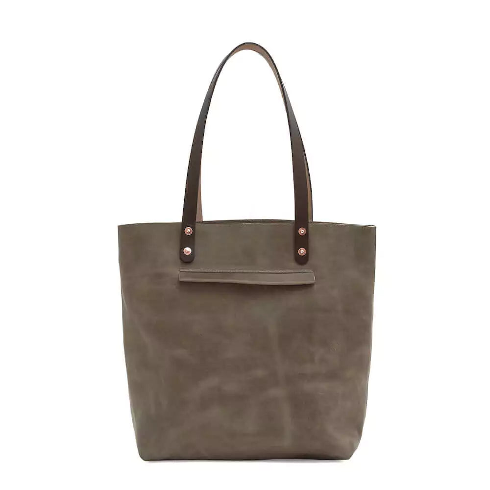 Eden LARGE Leather Tote Bag - Classic Mission Mercantile Leather Goods