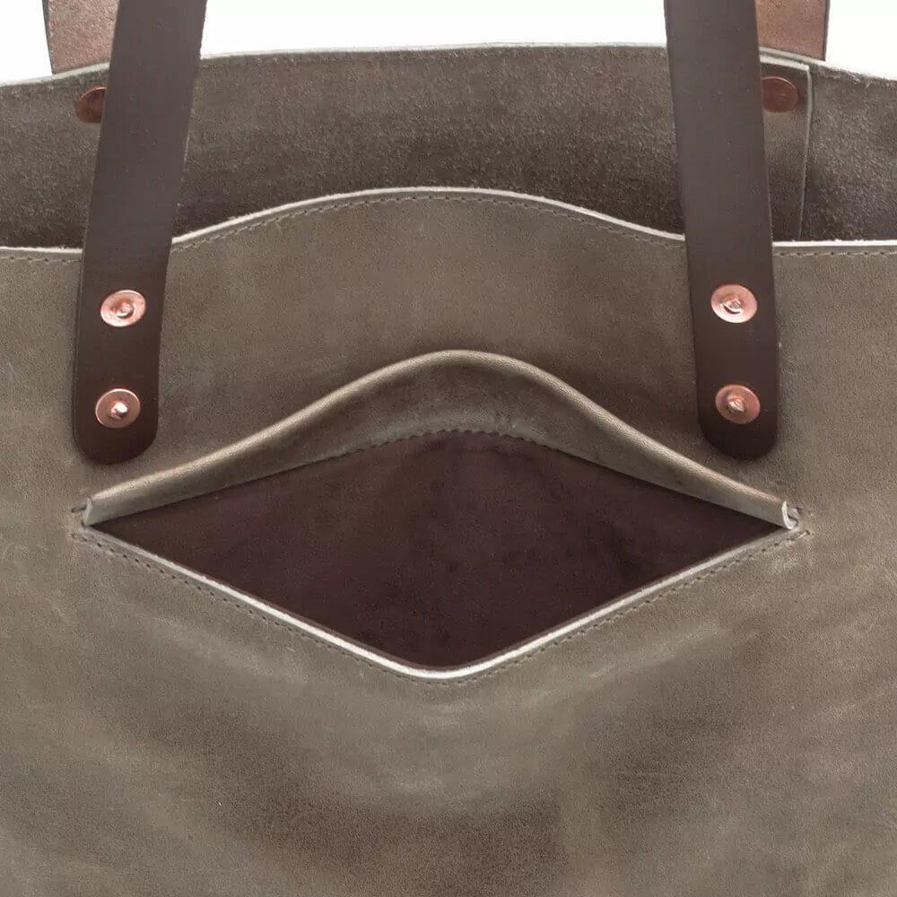 Eden LARGE Leather Tote Bag - Classic Mission Mercantile Leather Goods