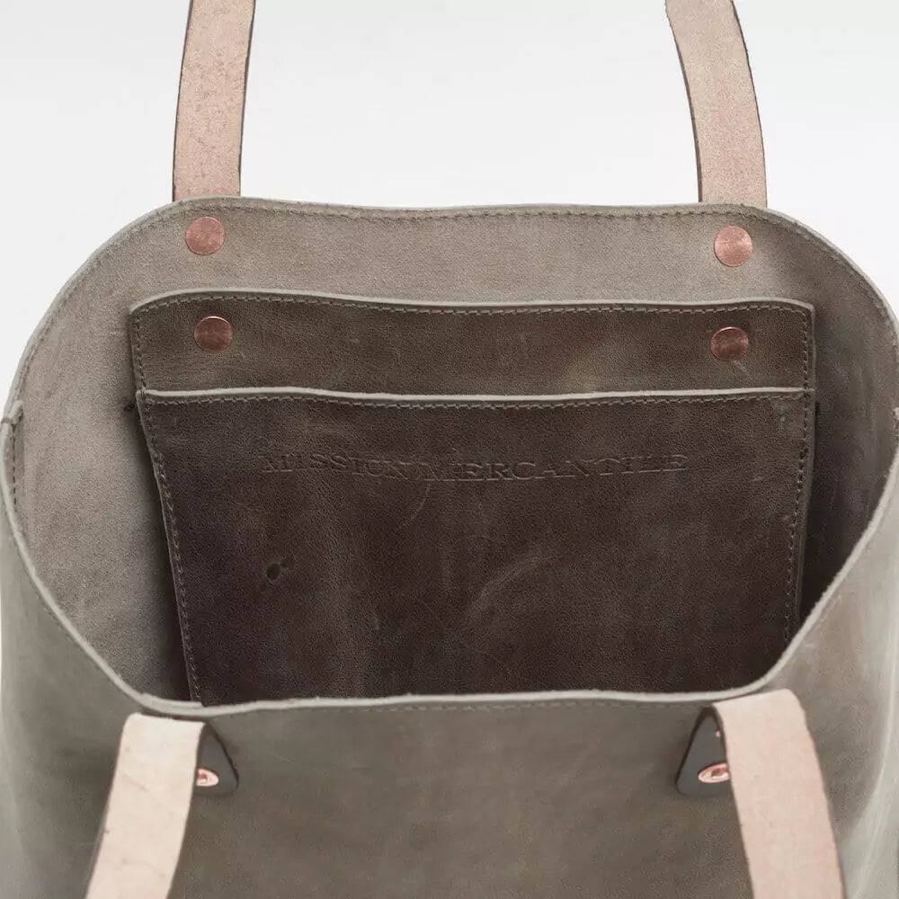 Eden MEDIUM Leather Tote Bag - Classic Mission Mercantile Leather Goods