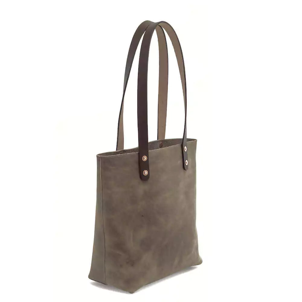 Eden SMALL Leather Tote Bag - Classic Mission Mercantile Leather Goods