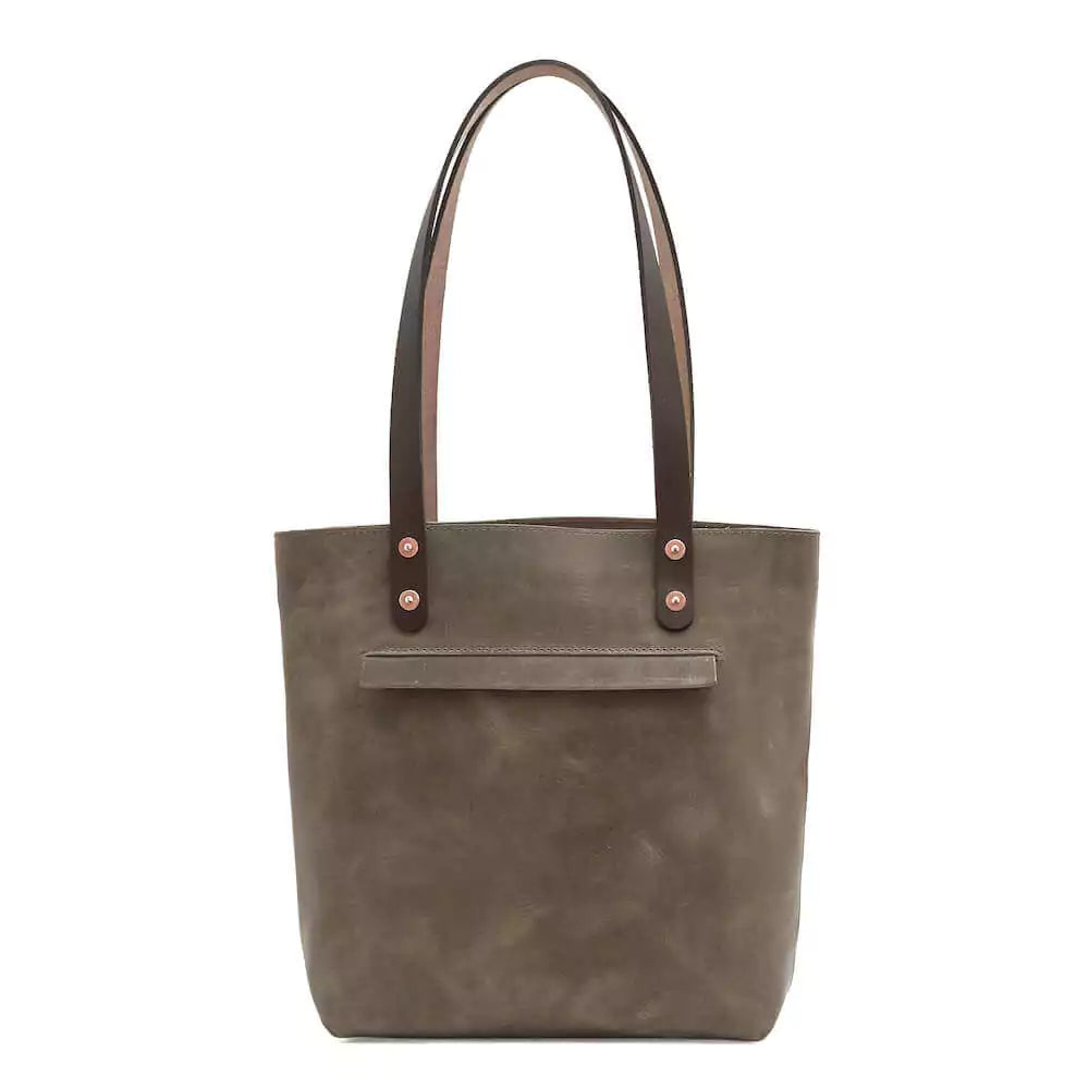 Eden SMALL Leather Tote Bag - Classic Mission Mercantile Leather Goods