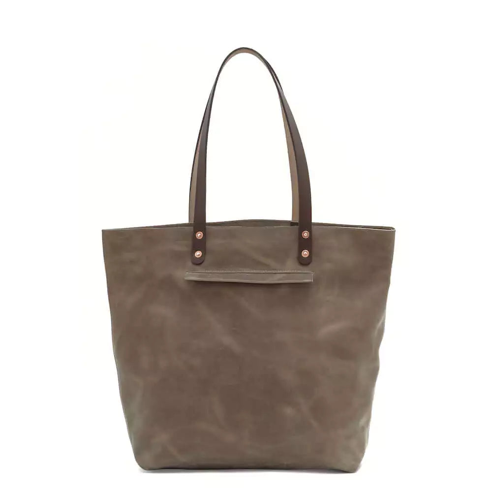 Eden OVERSIZED Leather Tote Bag - Classic Mission Mercantile Leather Goods