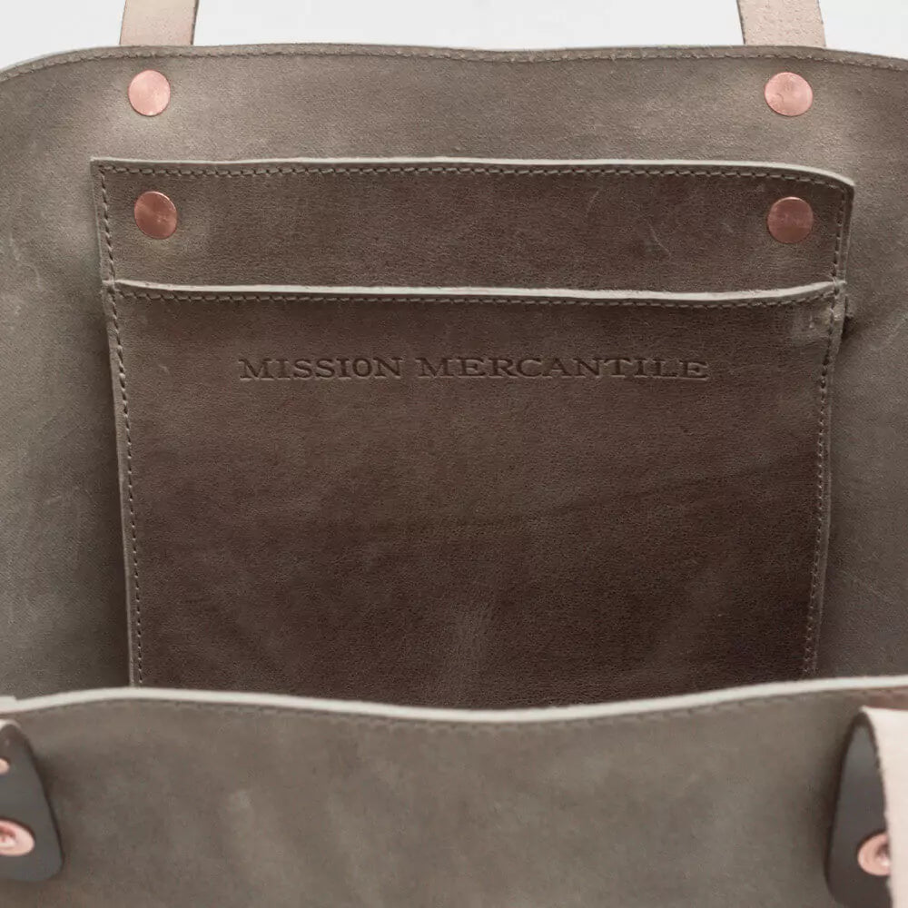Eden OVERSIZED Leather Tote Bag - Classic Mission Mercantile Leather Goods