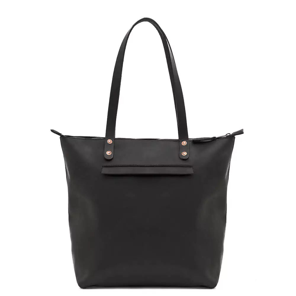 Eden LARGE Leather Tote Bag - Zippered Mission Mercantile Leather Goods