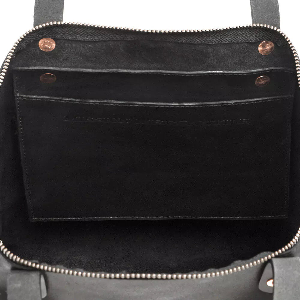 Eden LARGE Leather Tote Bag - Zippered Mission Mercantile Leather Goods