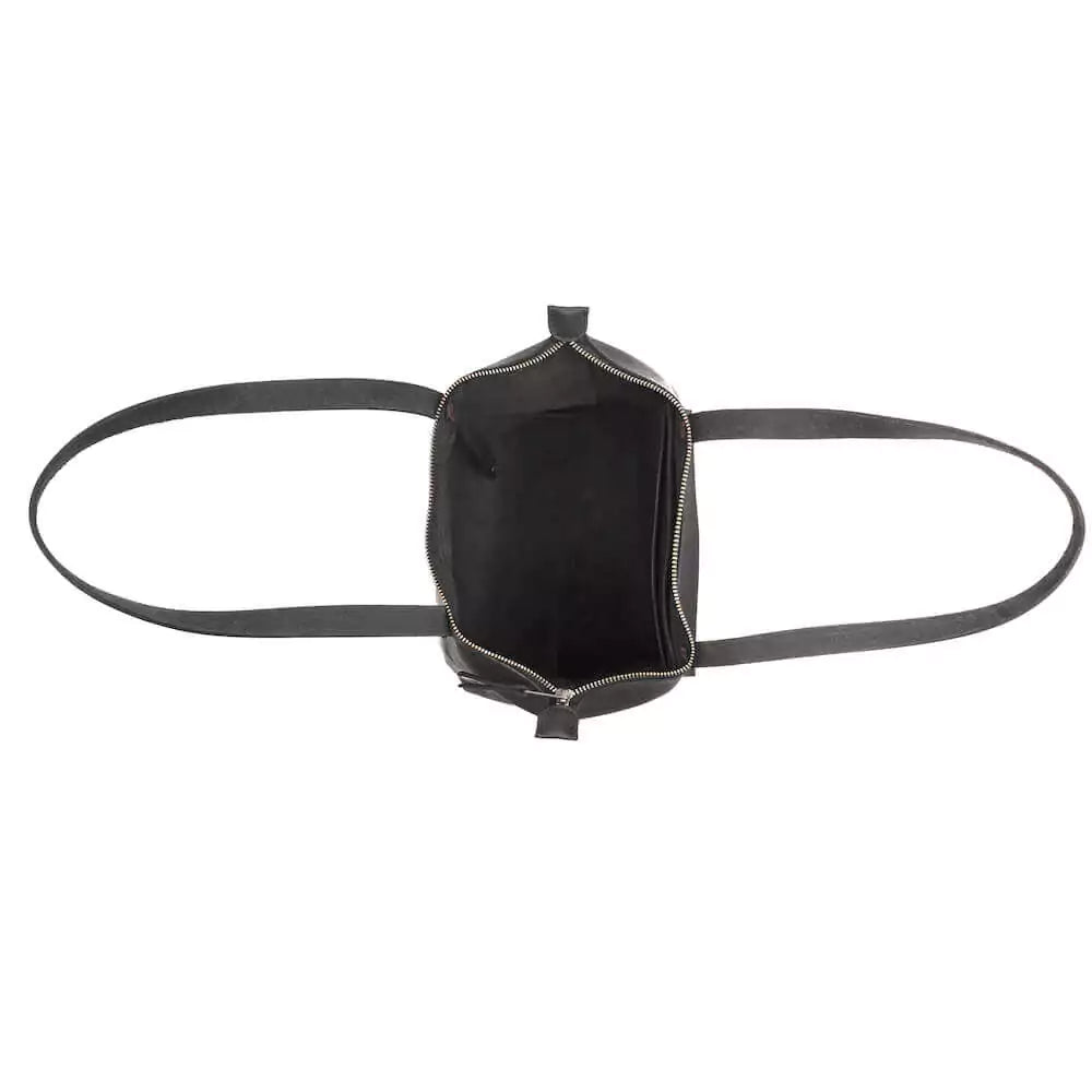 Eden MEDIUM Leather Tote Bag - Zippered Mission Mercantile Leather Goods