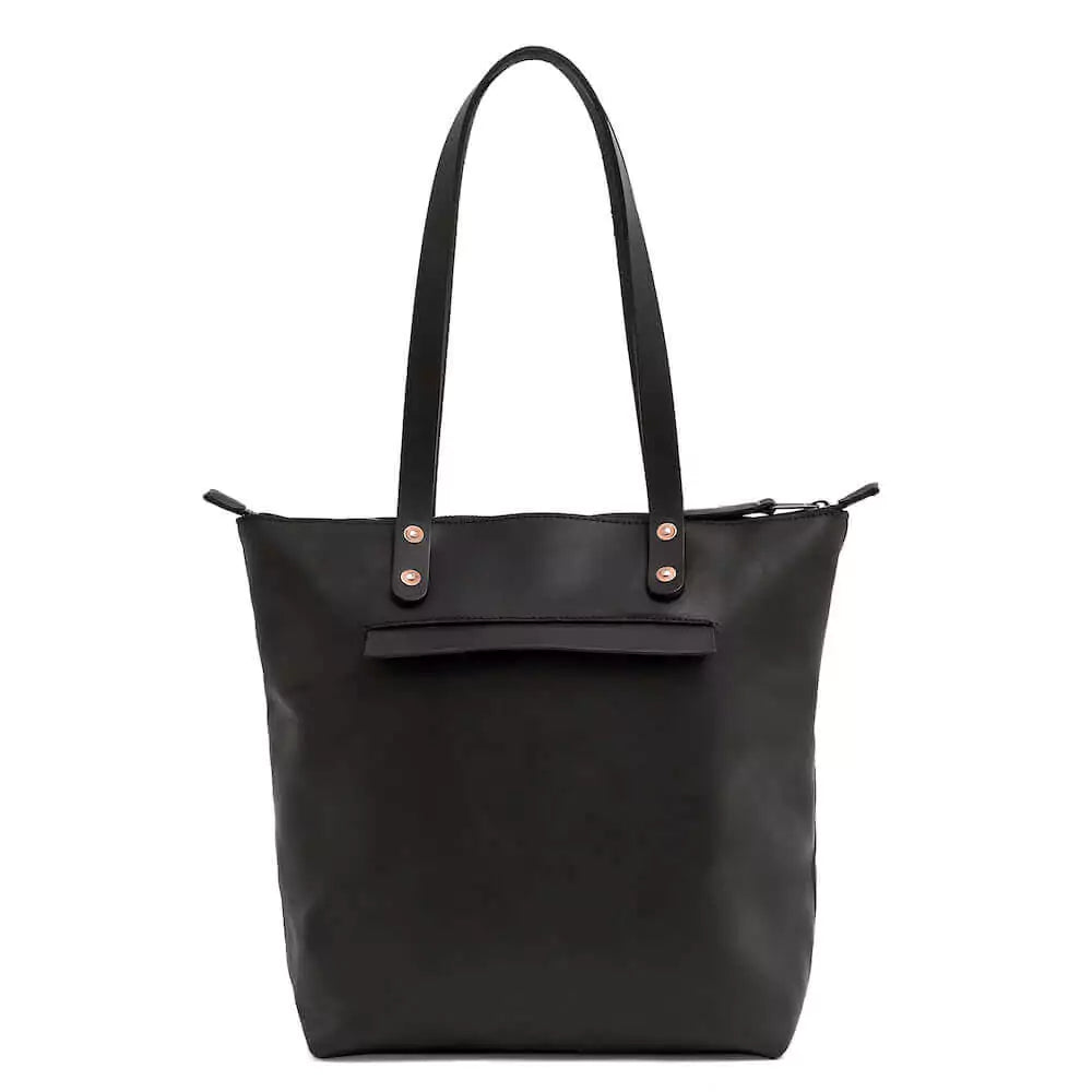 Eden SMALL Leather Tote Bag - Zippered Mission Mercantile Leather Goods