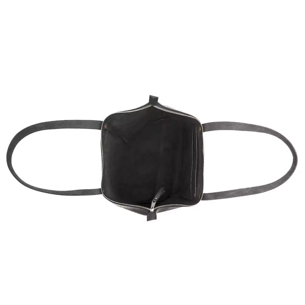 Eden OVERSIZED Leather Tote Bag - Zippered Mission Mercantile Leather Goods