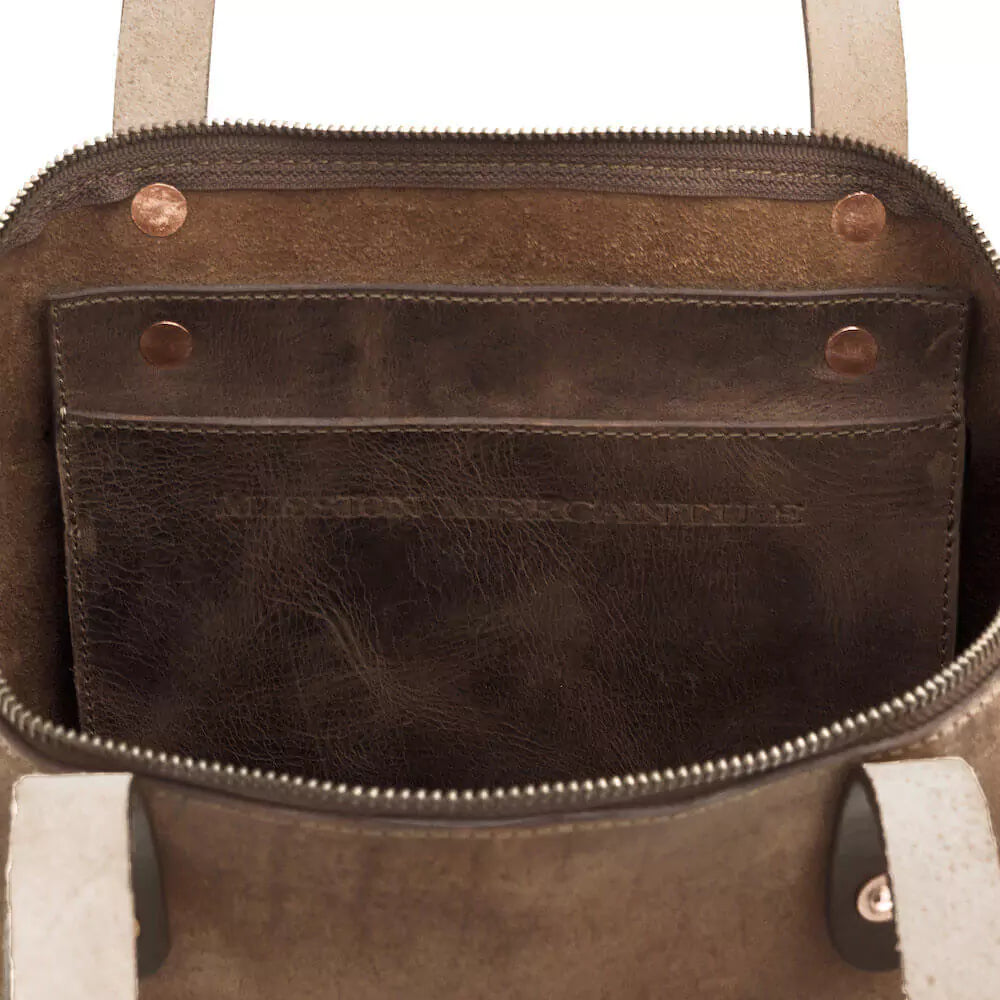 Eden MEDIUM Leather Tote Bag - Zippered Mission Mercantile Leather Goods