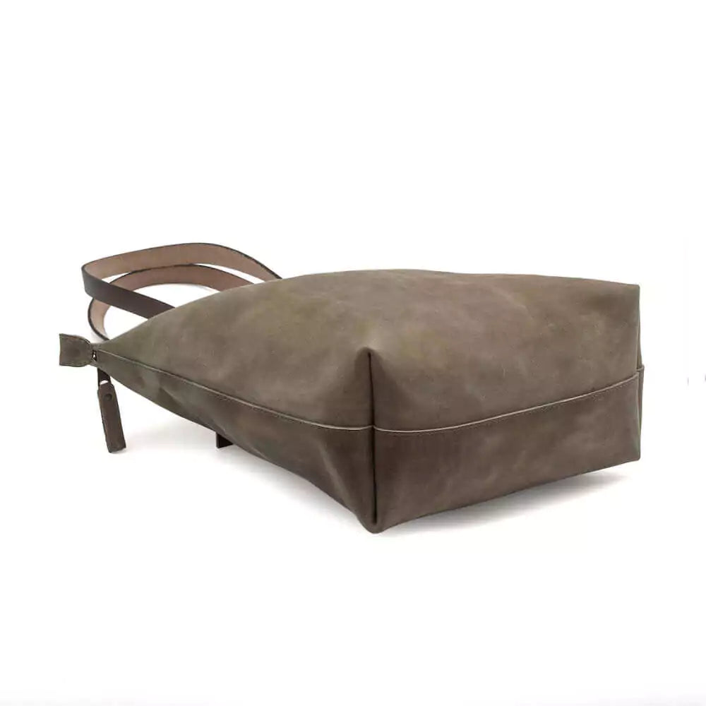 Eden SMALL Leather Tote Bag - Zippered Mission Mercantile Leather Goods