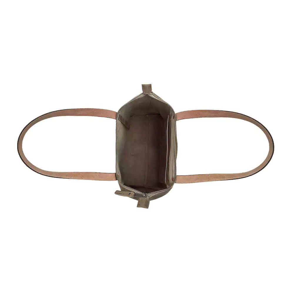 Eden SMALL Leather Tote Bag - Zippered Mission Mercantile Leather Goods