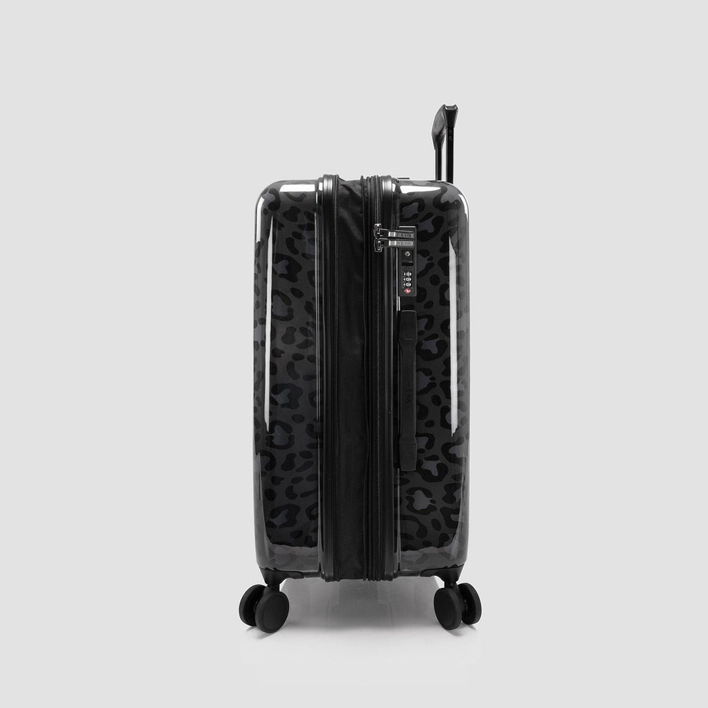 Heys Black Leopard 3Pc Spinner Set Heys
