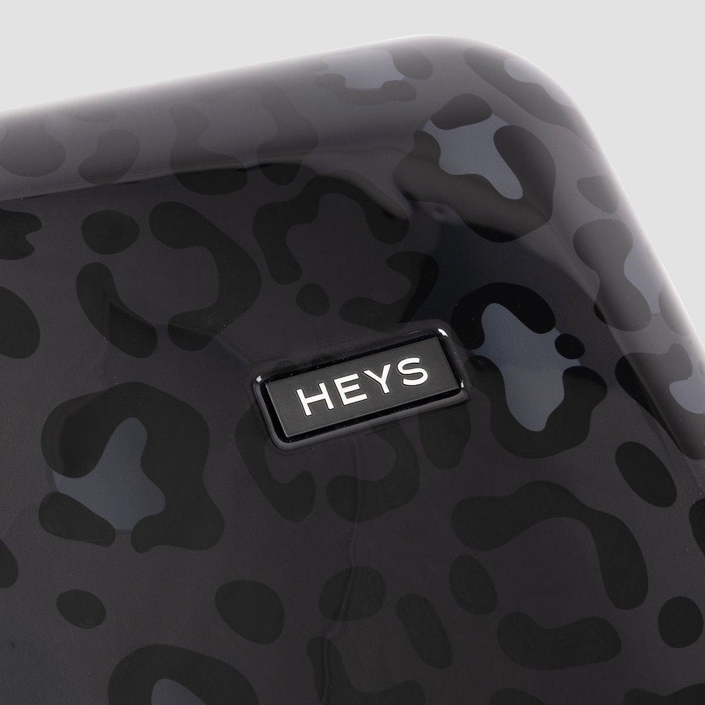 Heys Black Leopard 3Pc Spinner Set Heys