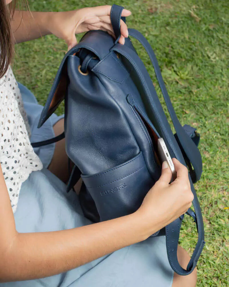 Ellington Leather Backpack Mission Mercantile Leather Goods