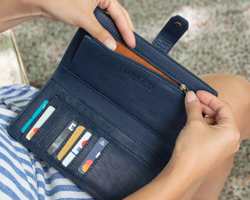 Eleanor Leather Wallet Mission Mercantile Leather Goods