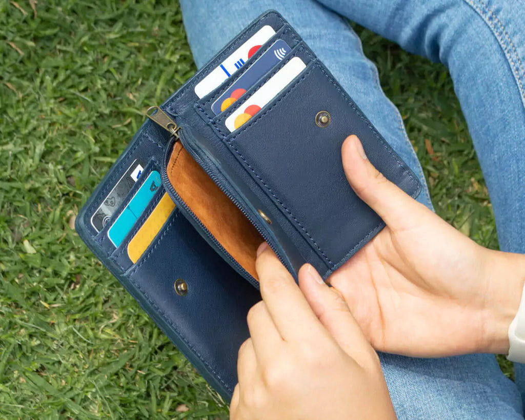 Ellie Leather Wallet Mission Mercantile Leather Goods