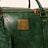Emerald Green Leather Weekender Duffle Bag Sole Premise