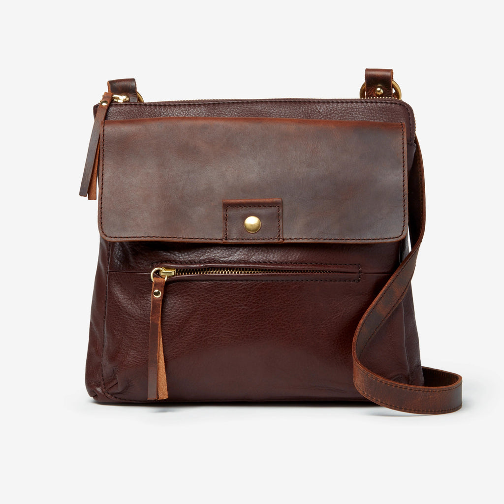 Osgoode Marley Luna Flapped Leather Crossbody Osgoode Marley