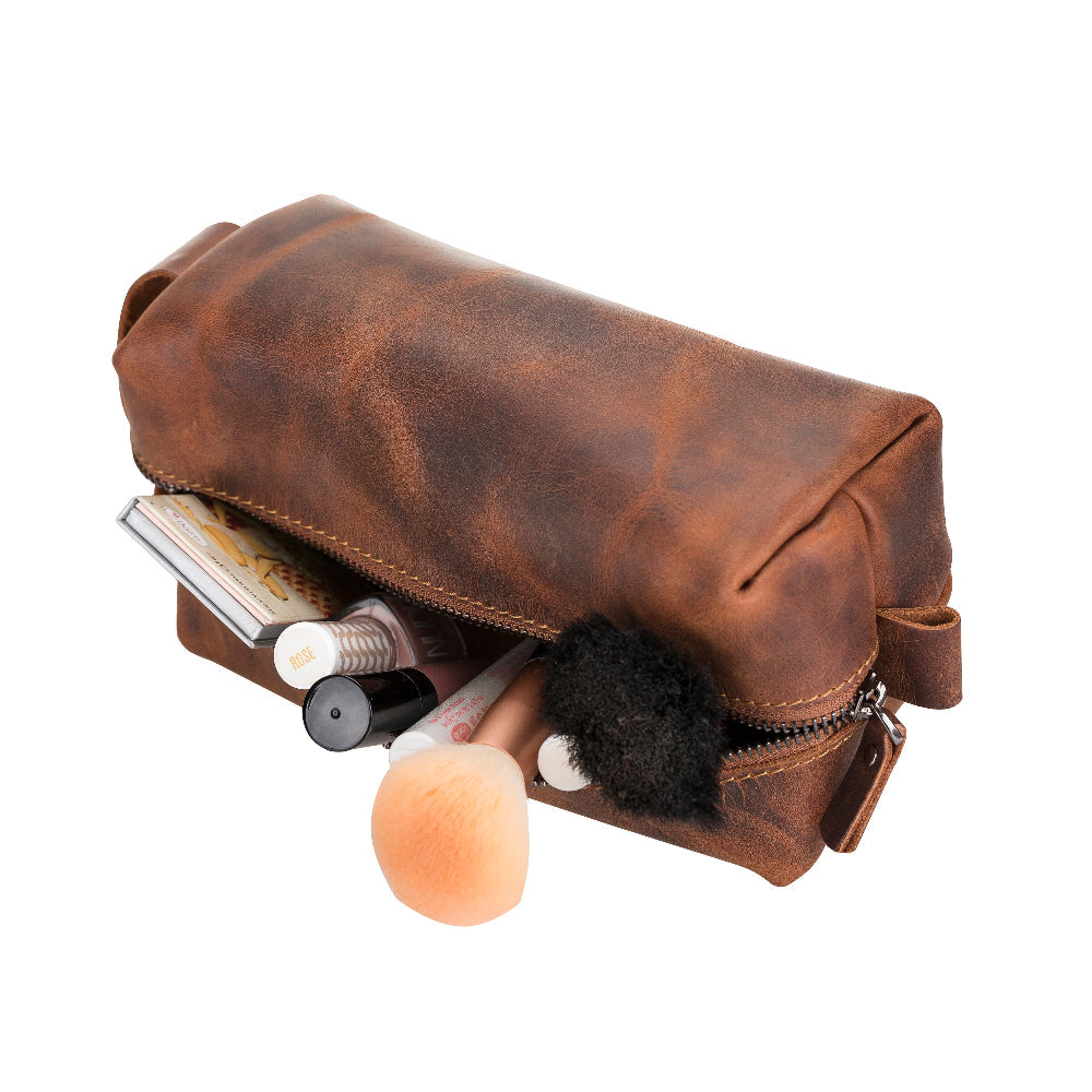 Eve Leather Dopp Kit, X Large Mizuri Leather