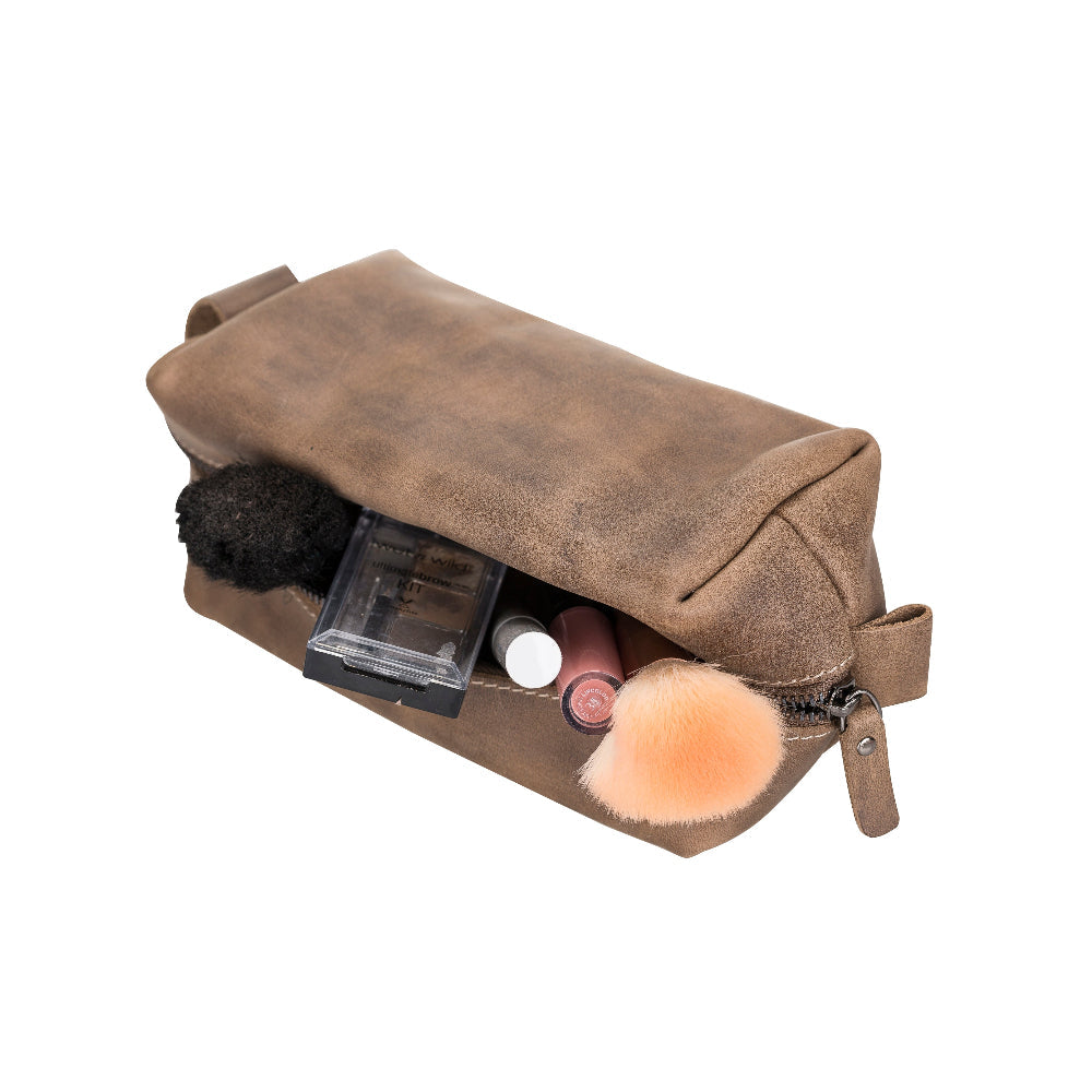 Eve Leather Dopp Kit, X Large Mizuri Leather