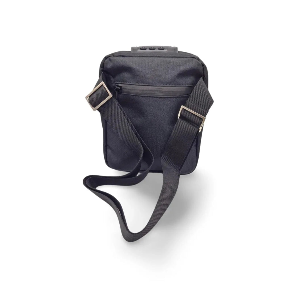 FireBar Labs Smell Proof Messenger Bag - Lockable - Hidden Lock Safely Fashion Powered by FireBar Labs