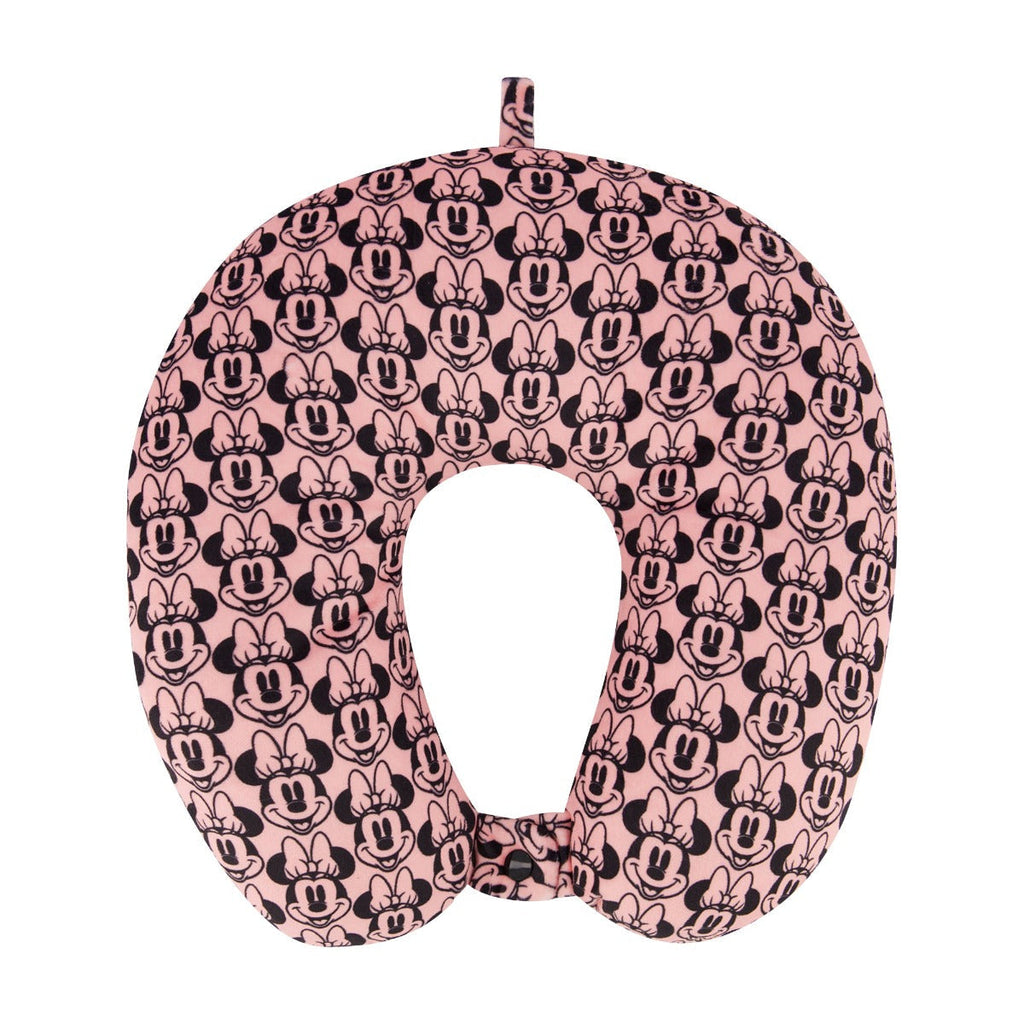 Disney Minnie Mouse Travel Neck Pillow Pink Ful Luggage