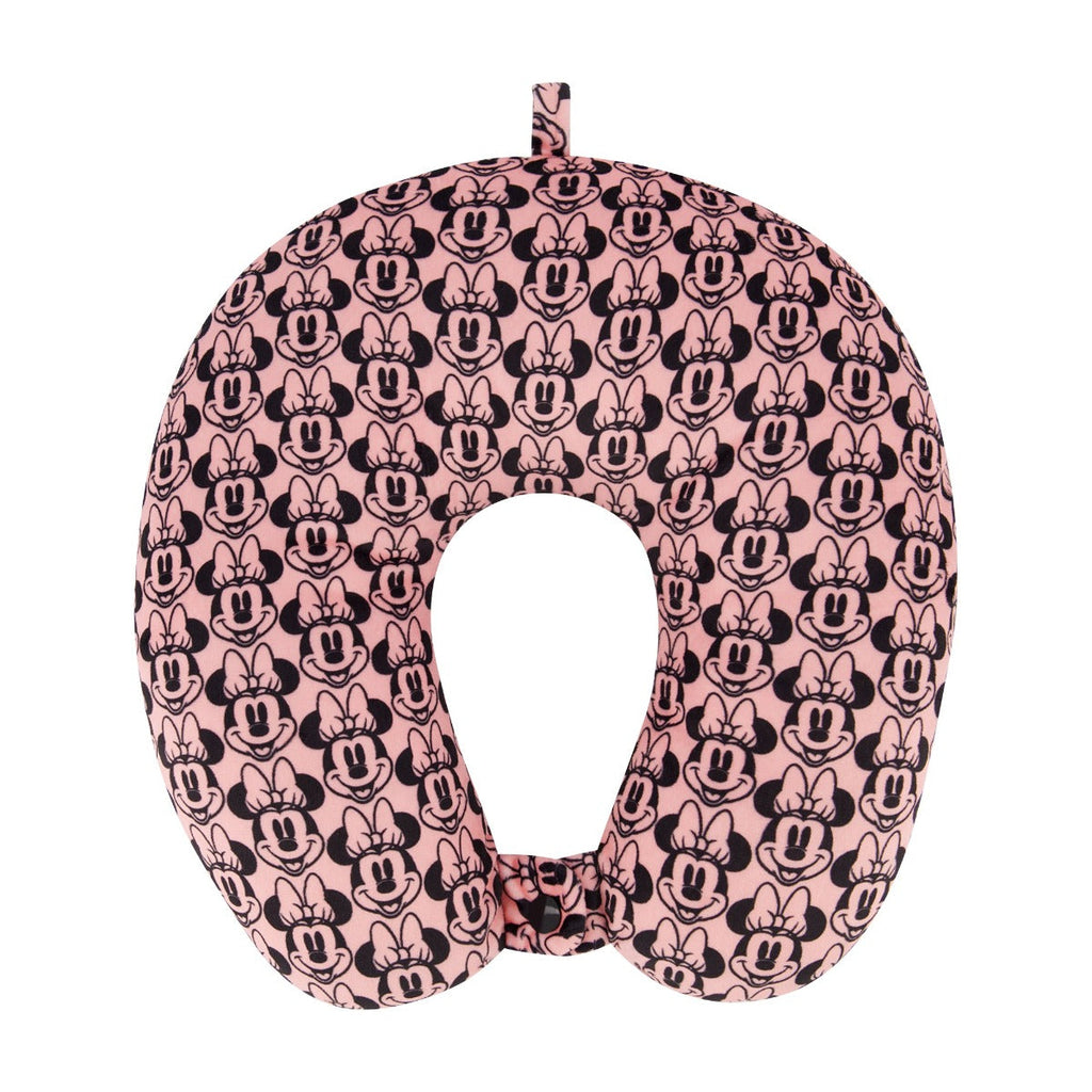 Disney Minnie Mouse Travel Neck Pillow Pink Ful Luggage