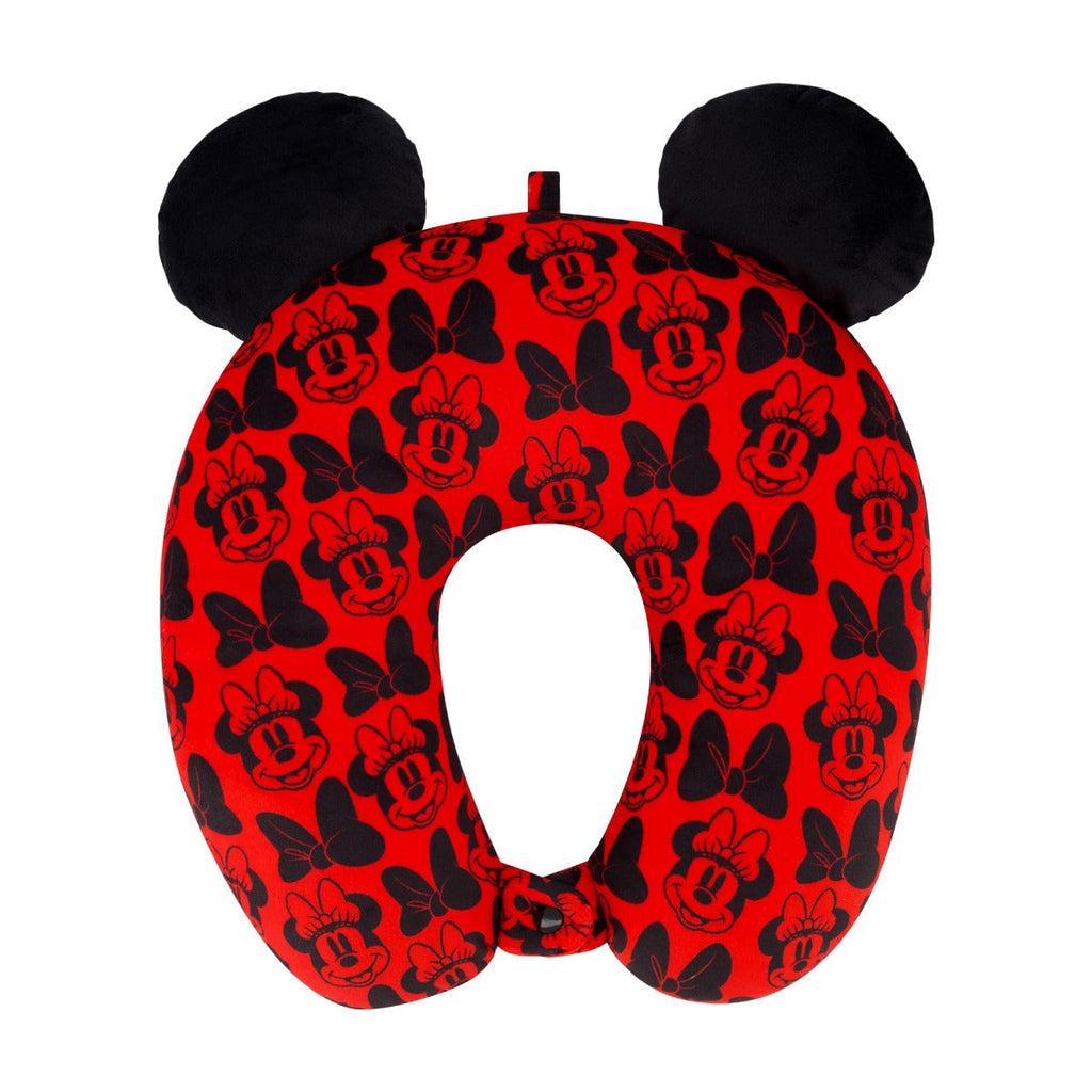 Disney Minnie Mouse Red Travel Pillow with Ears Ful Luggage