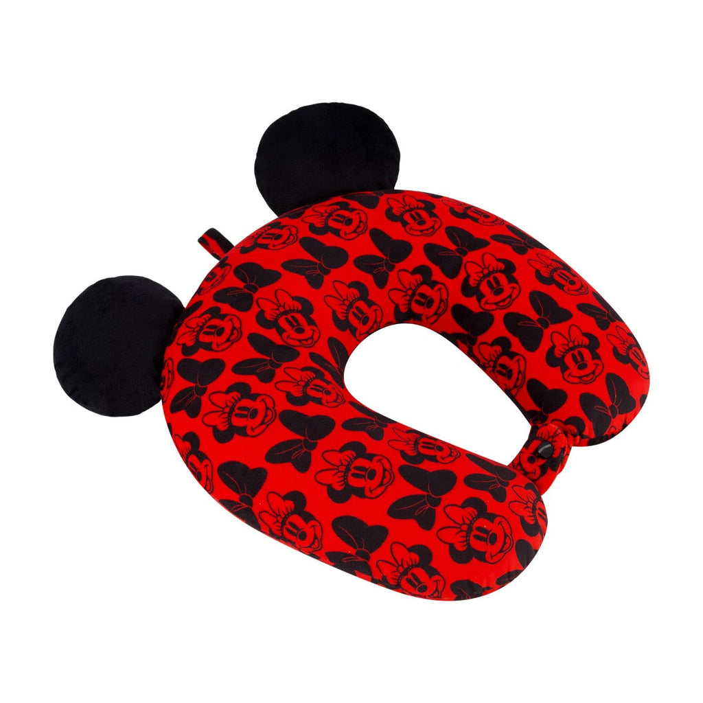 Disney Minnie Mouse Red Travel Pillow with Ears Ful Luggage