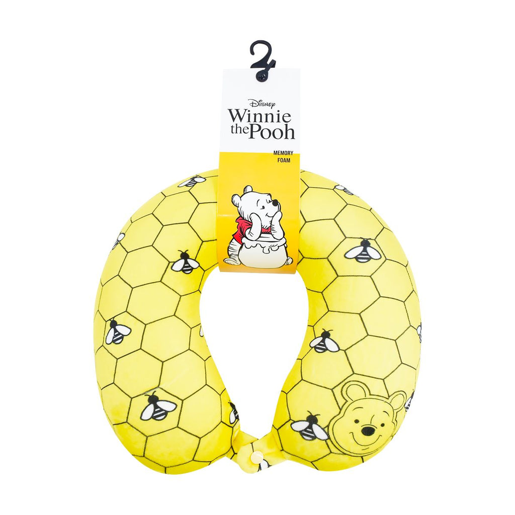 Disney Winnie the Pooh Bumble Bee Memory Foam Travel Pillow Ful Luggage