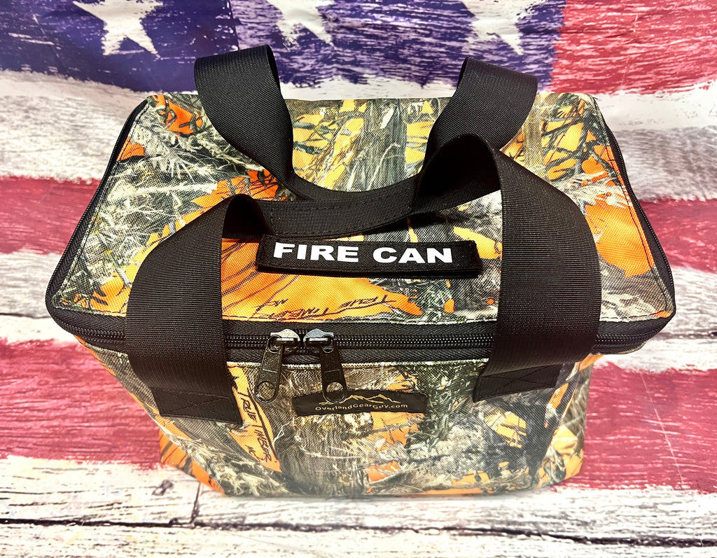 FIRECAN PORTABLE FIRE PIT Carry Bag - IGNIK- Lava Box Overland Gear Guy