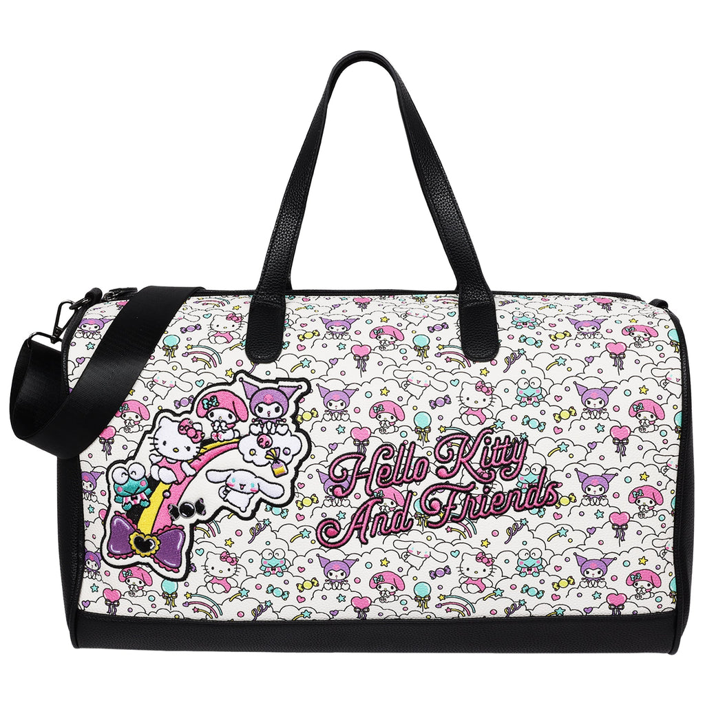 Ful Sanrio Hello Kitty and Friends “Sugar Rush” Black & White Weekender Duffel Ful Luggage