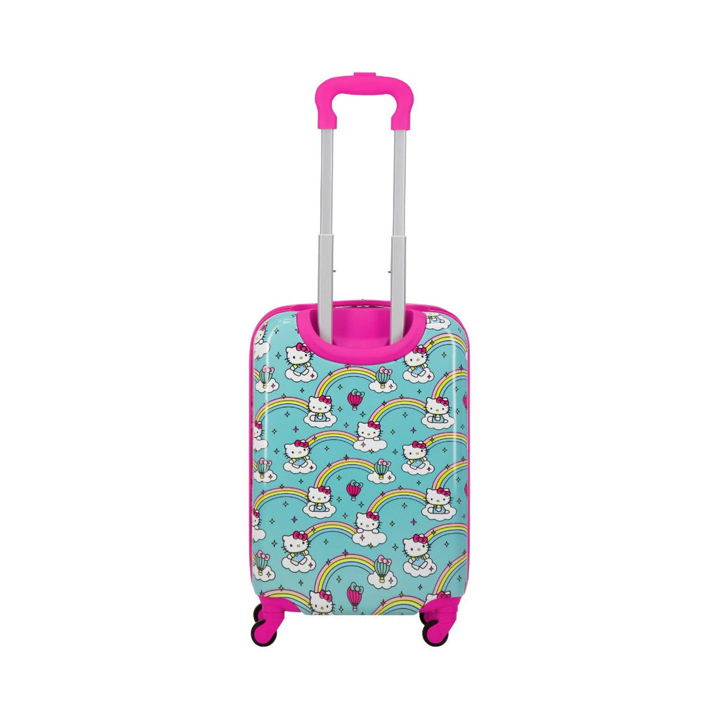 Hello Kitty Rainbows Kids 21" Sky Blue Carry-on Luggage Ful Luggage