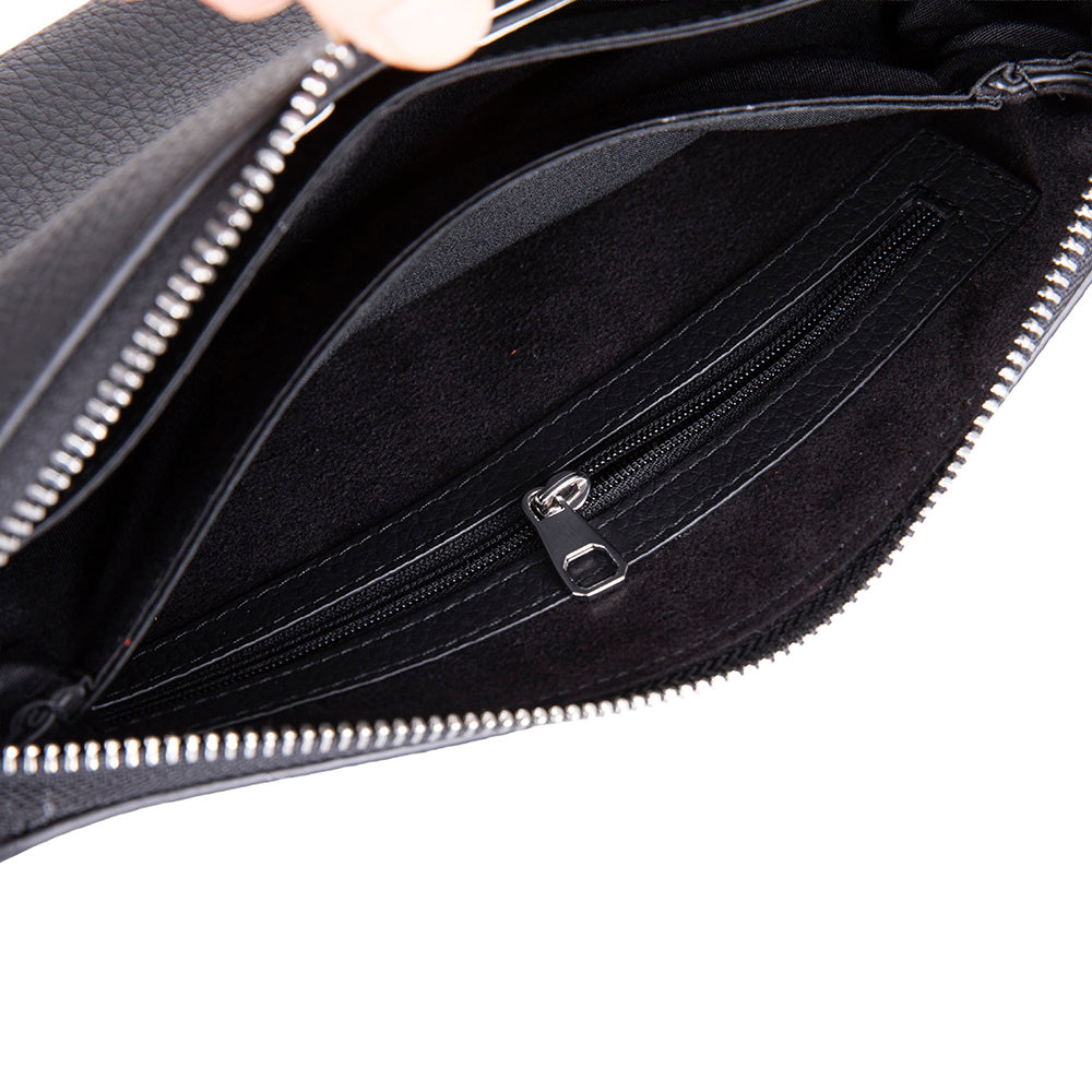 Lupus Leather Clutch Bag - LuggageDesigners