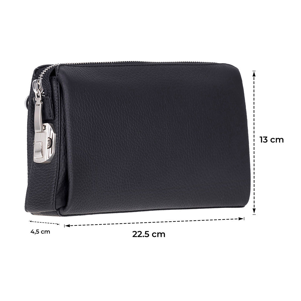 Lupus Leather Clutch Bag - LuggageDesigners
