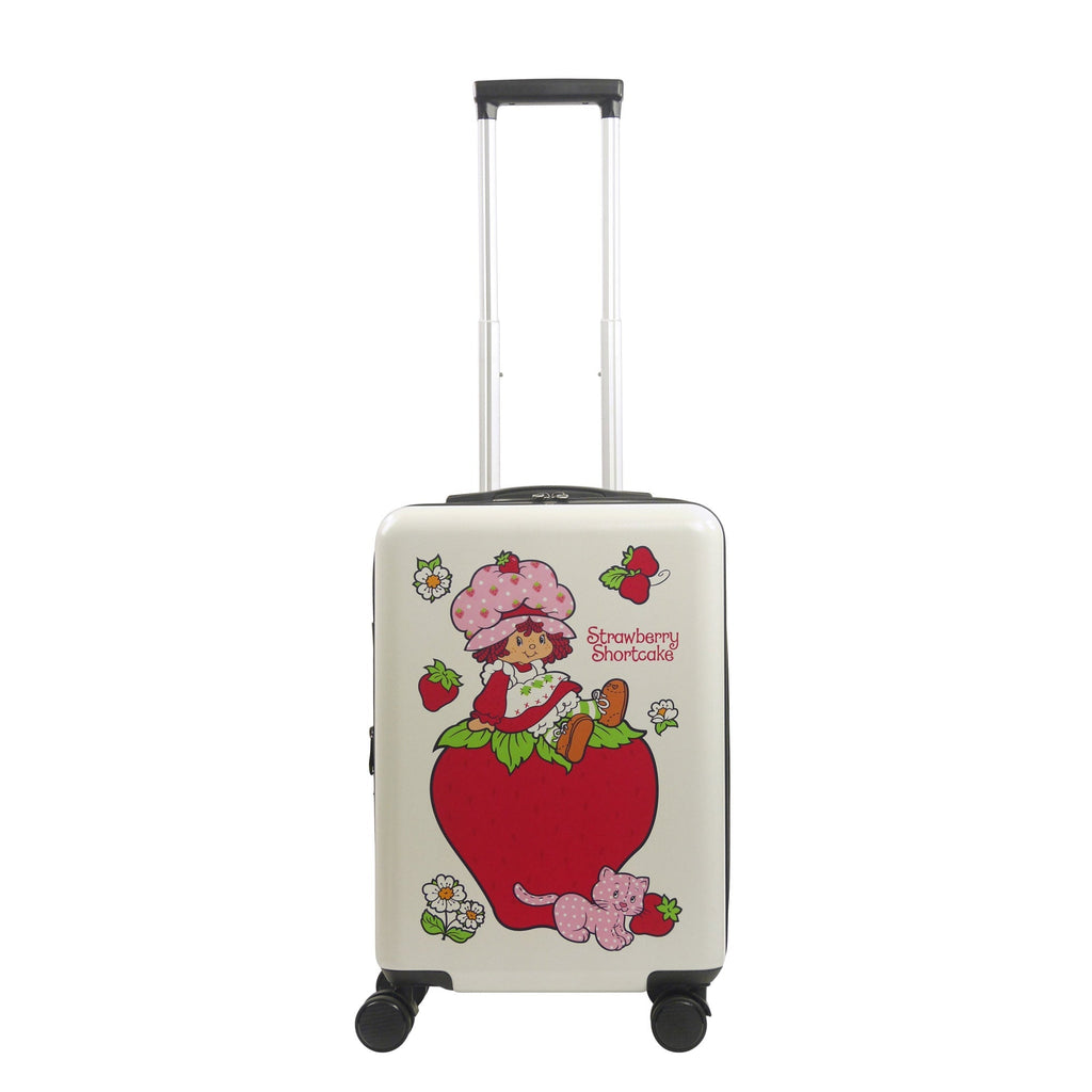 Strawberry Shortcake Ful 22.5" White Carry-On Luggage Ful Luggage