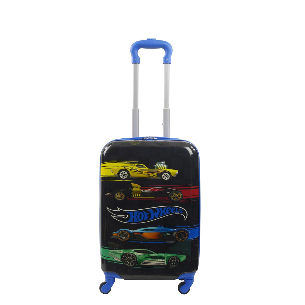 Hot Wheels 20.5" Black Kids Spinner Carry-on Luggage Ful Luggage