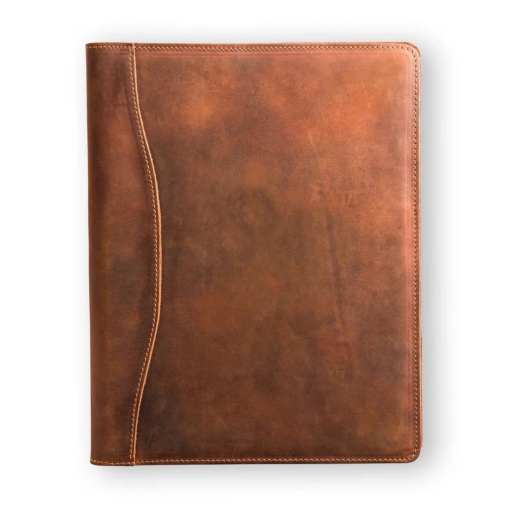 Falit Leather Folio | Handmade Leather Padfolio STEEL HORSE LEATHER