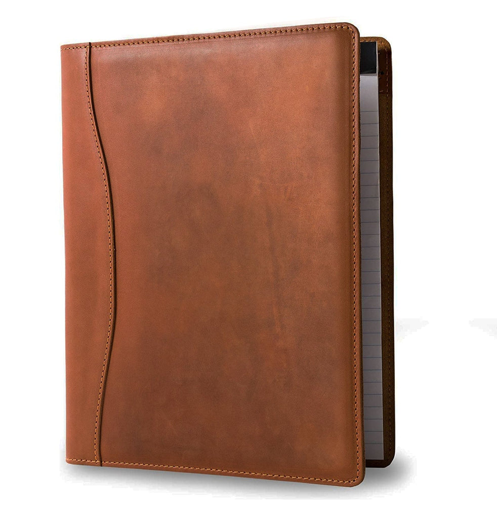 Falit Leather Folio | Handmade Leather Padfolio STEEL HORSE LEATHER