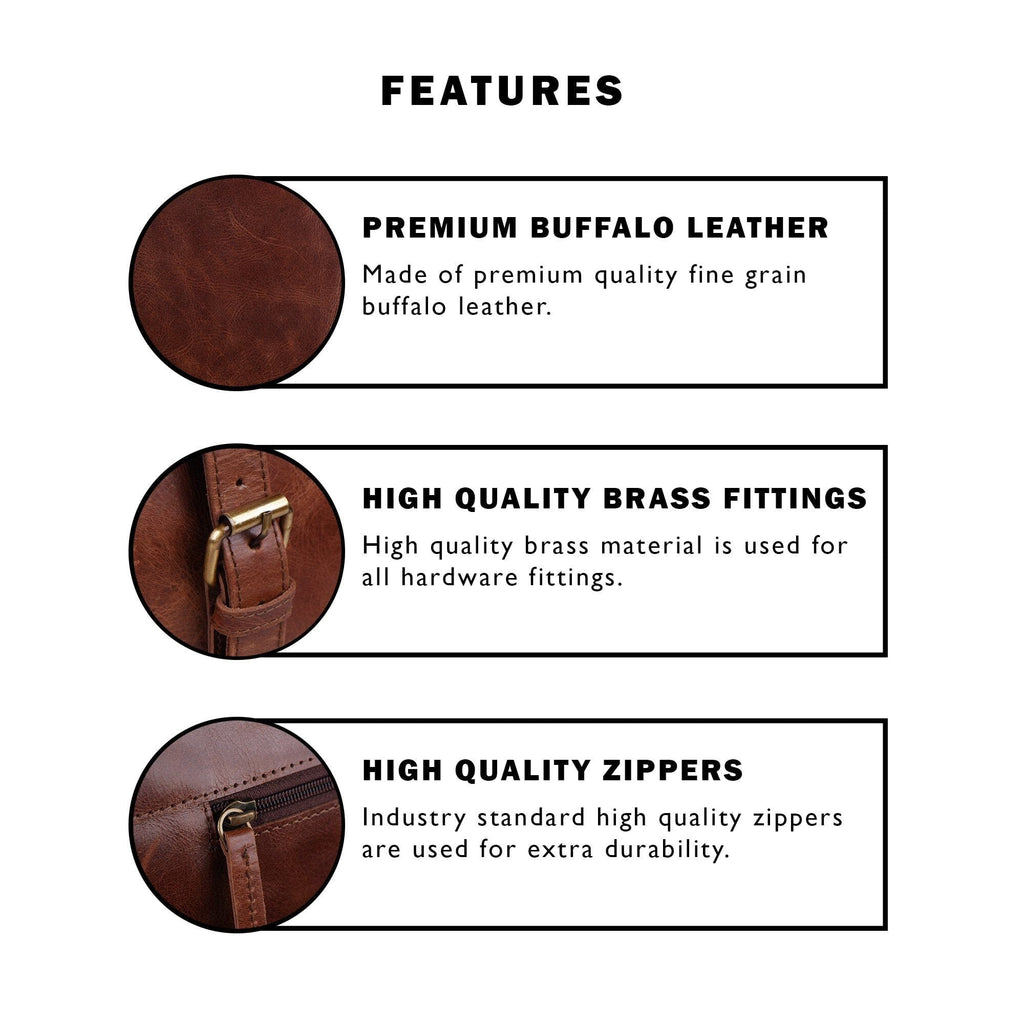 The Men's Distressed Classy Leather Bags