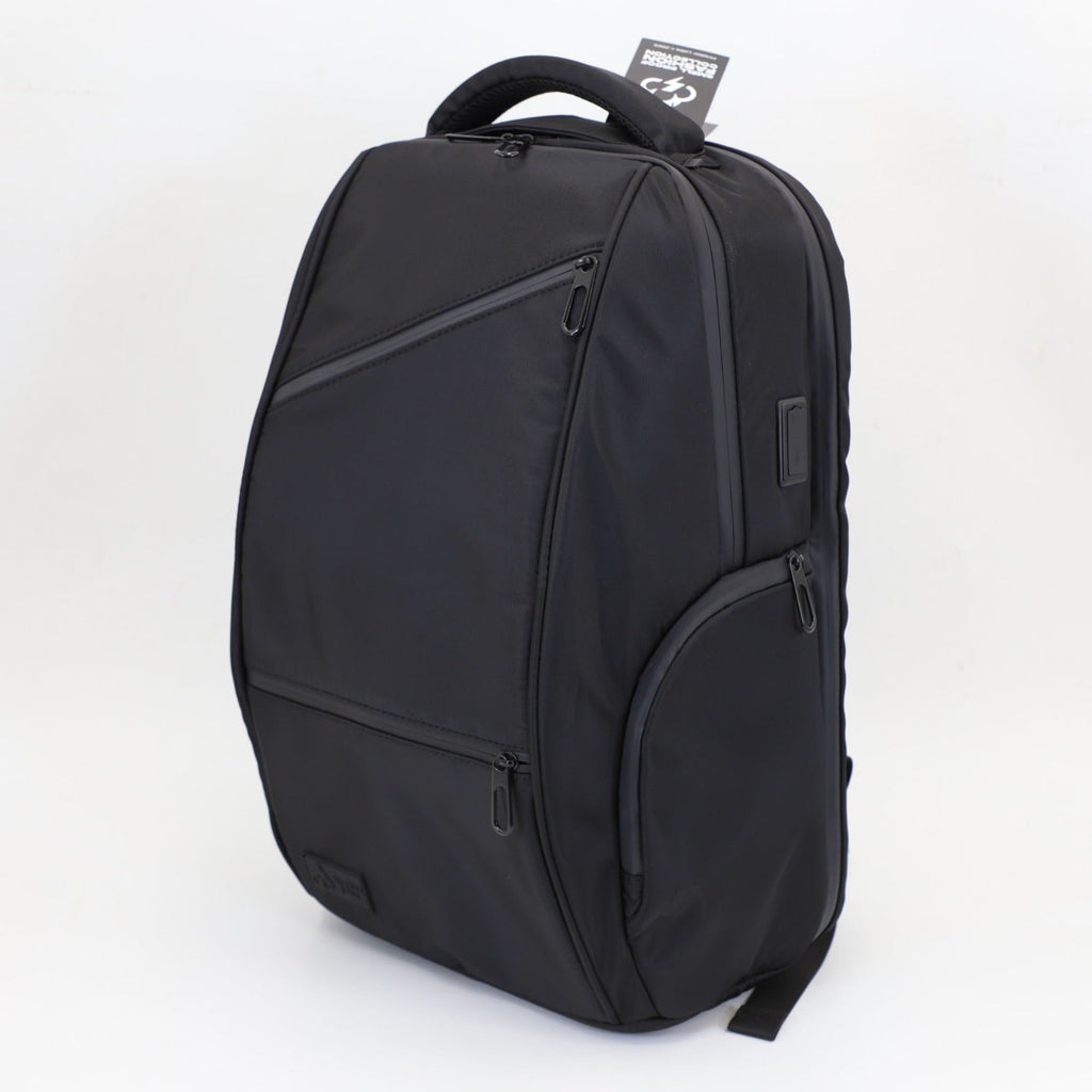 FireBar Labs Smell Proof Executive Backpack w/USB-C Fast Charge Port - Hidden Lock Safely Fashion Powered by FireBar Labs
