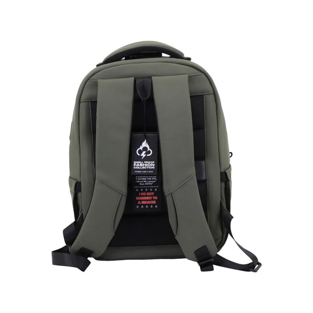 FireBar Labs Smell Proof Adventure Backpack w/USB-C Fast Charge Port - Hidden Lock Safely Fashion Powered by FireBar Labs