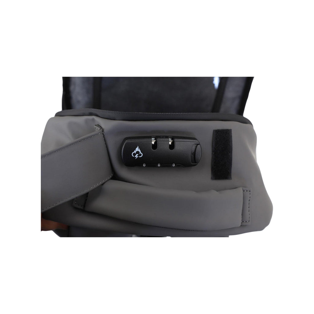 FireBar Labs Smell Proof Adventure Backpack w/USB-C Fast Charge Port - Hidden Lock Safely Fashion Powered by FireBar Labs