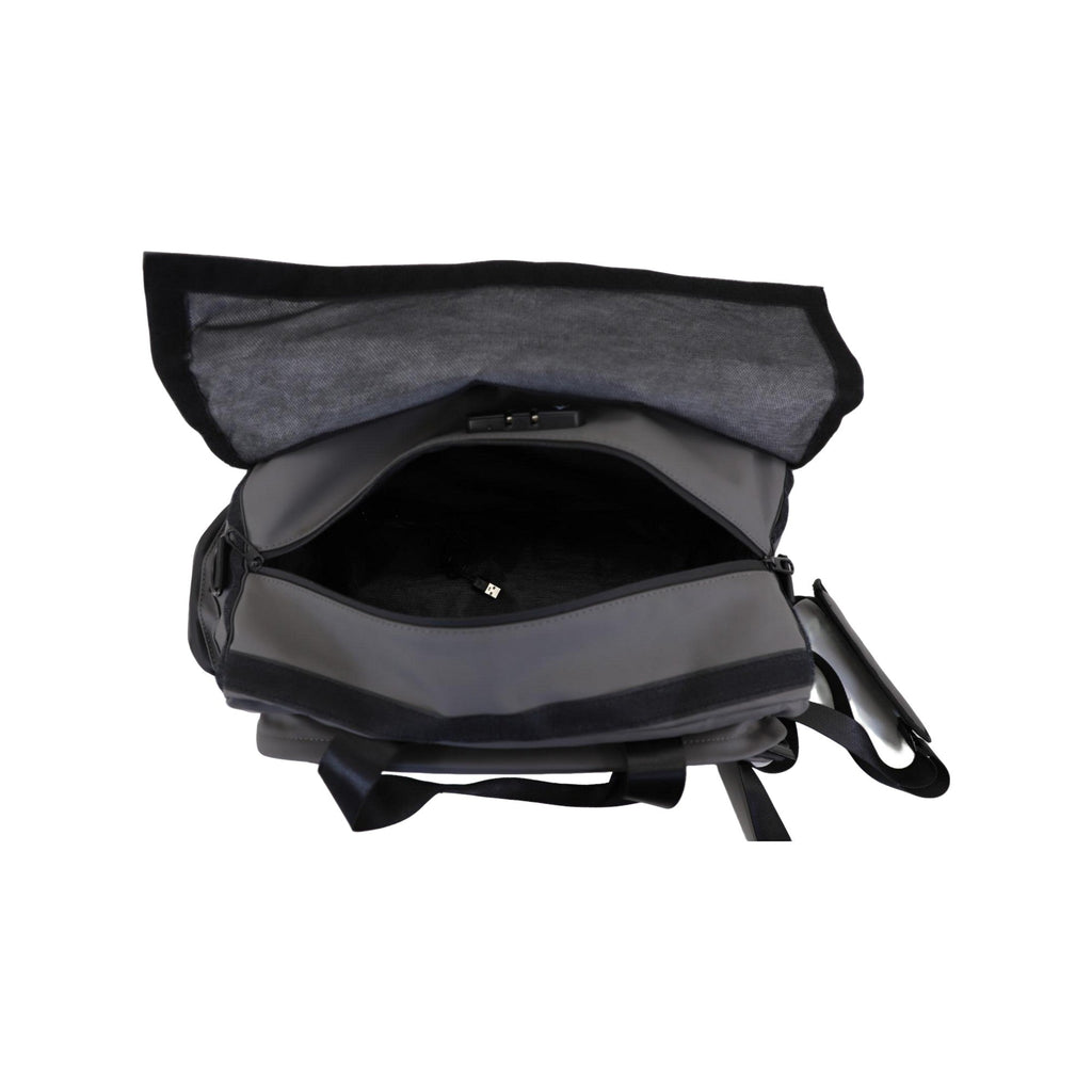 FireBar Labs Smell Proof Executive Hybrid Duffle Bag Backpack w/USB-C Fast Charge Port - Hidden Lock Safely Fashion Powered by FireBar Labs
