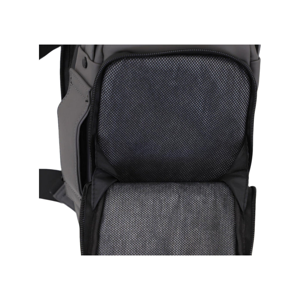 FireBar Labs Smell Proof Executive Tech Cross Body w/USB-C Fast Charge Port - Hidden Lock Safely Fashion Powered by FireBar Labs