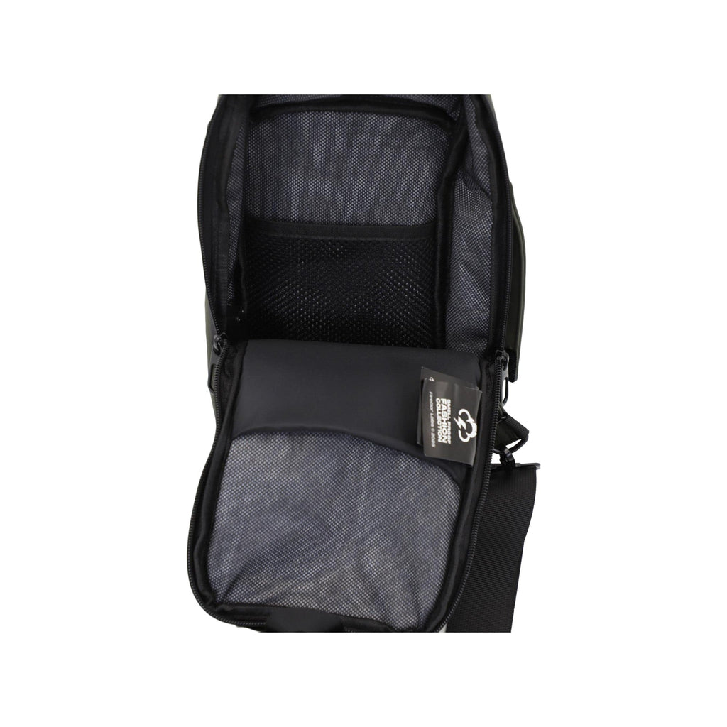 FireBar Labs Smell Proof Executive Tech Cross Body w/USB-C Fast Charge Port - Hidden Lock Safely Fashion Powered by FireBar Labs