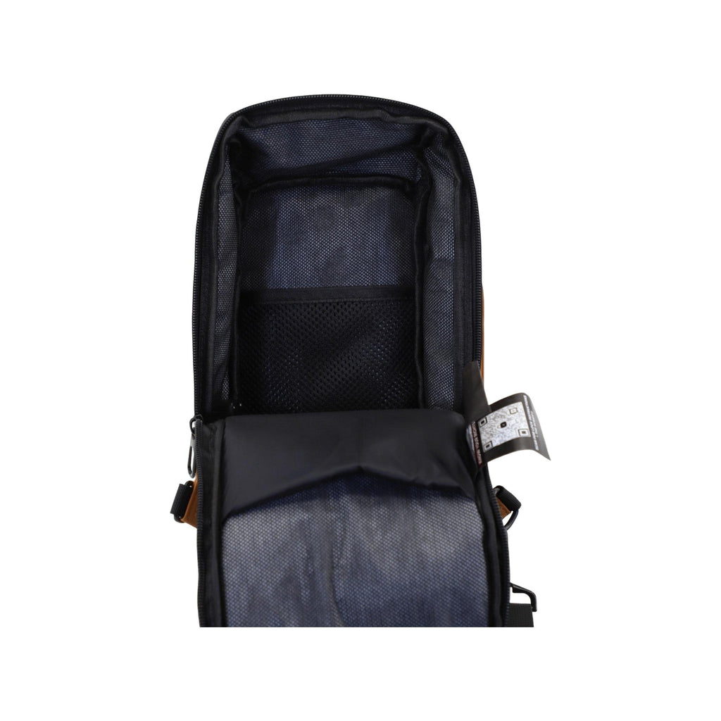 FireBar Labs Smell Proof Executive Tech Cross Body w/USB-C Fast Charge Port - Hidden Lock Safely Fashion Powered by FireBar Labs